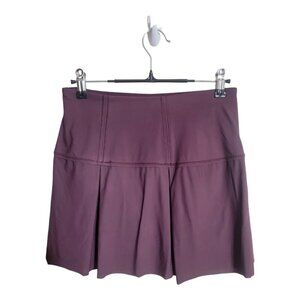 Lululemon Skirt Women 4 Maroon Lost In Pace Athleisure Tennis Golf Gym LW8772R